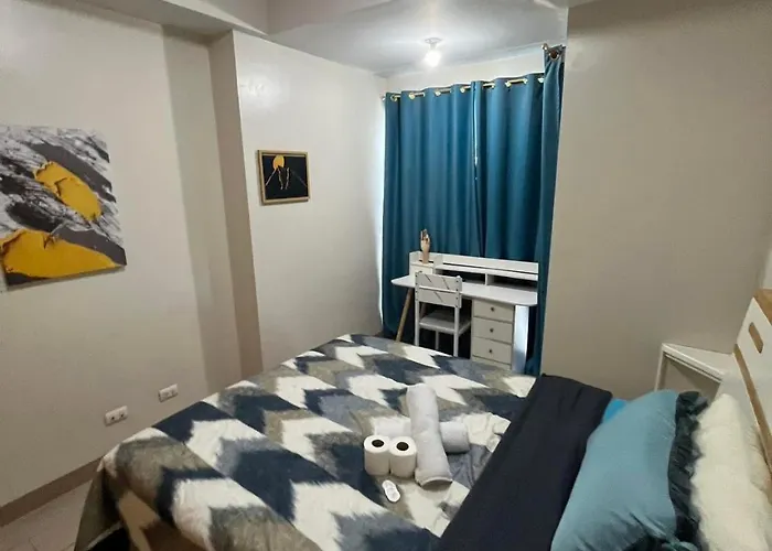 Bayshore 2 Okada Bayview Fast Wifi Big Tv Near Naia&moa Apartment *