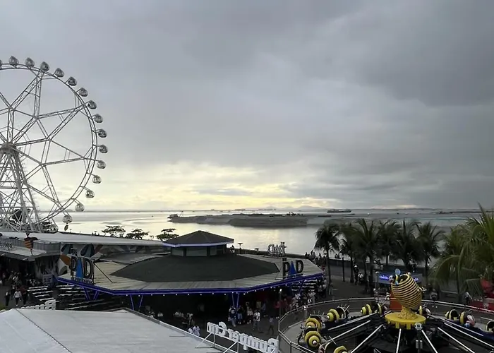 Bayshore 2 Okada Bayview Fast Wifi Big Tv Near Naia&moa Apartment *