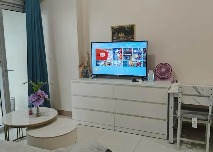 Bayshore 2 Okada Bayview Fast Wifi Big Tv Near Naia&moa Apartamento *